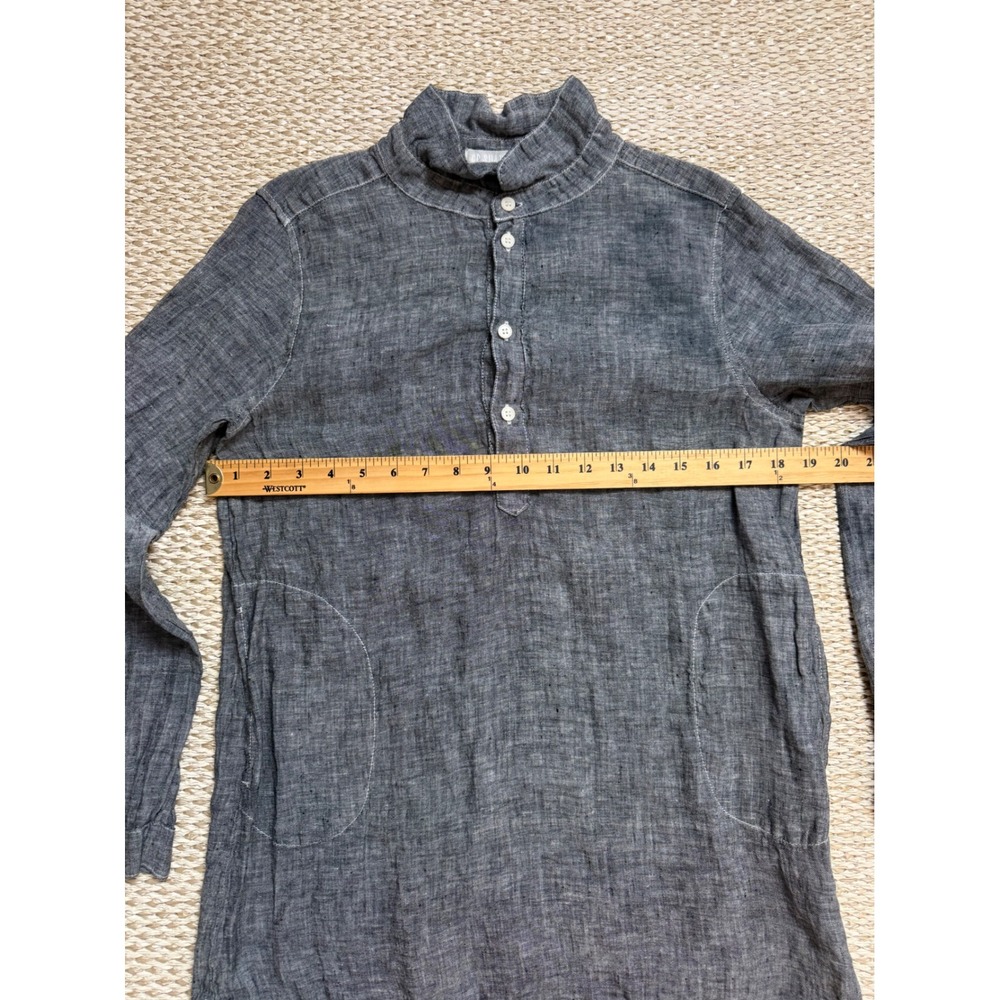 CP Shades 100% Linen Tunic Top Long Sleeve Lagenlook euro summer coastal XS - Picture 5 of 7
